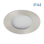   Vivalux Led Spot, 2W, 4000K, 150lm, 230V, IP44, Ø65x14mm, Furat: 58mm, Kerek, Szatén, OLI LED